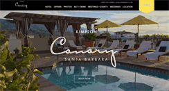 Desktop Screenshot of canarysantabarbara.com